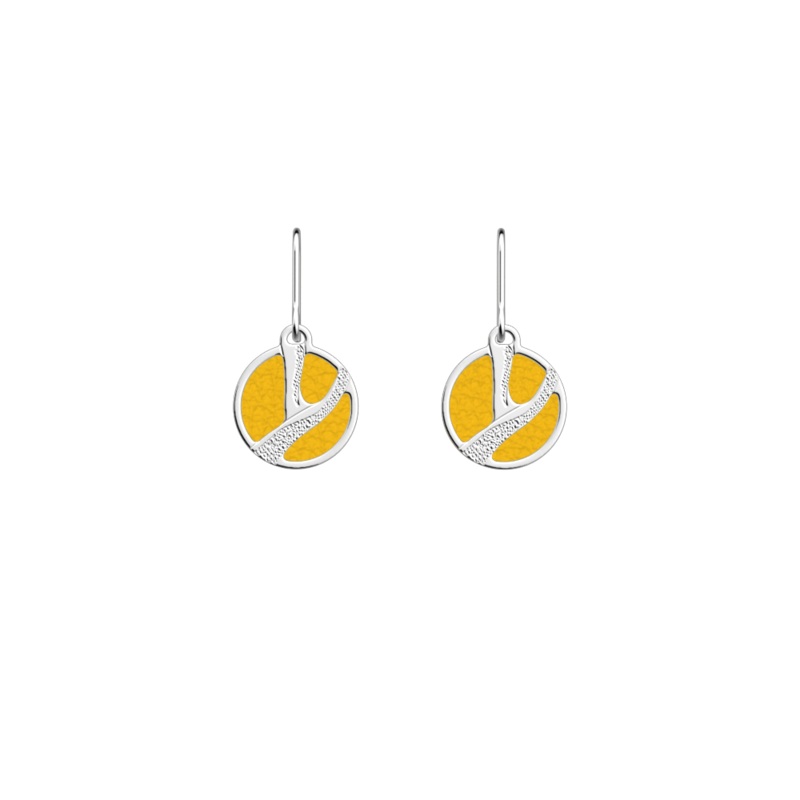 Tigre earrings, Sun / Gold reversible inserts-lesgeorgettes