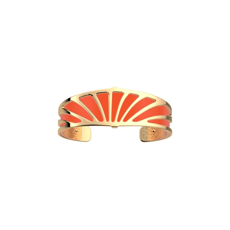 Amazone flared bracelet, Mango / Copper reversible insert-lesgeorgettes