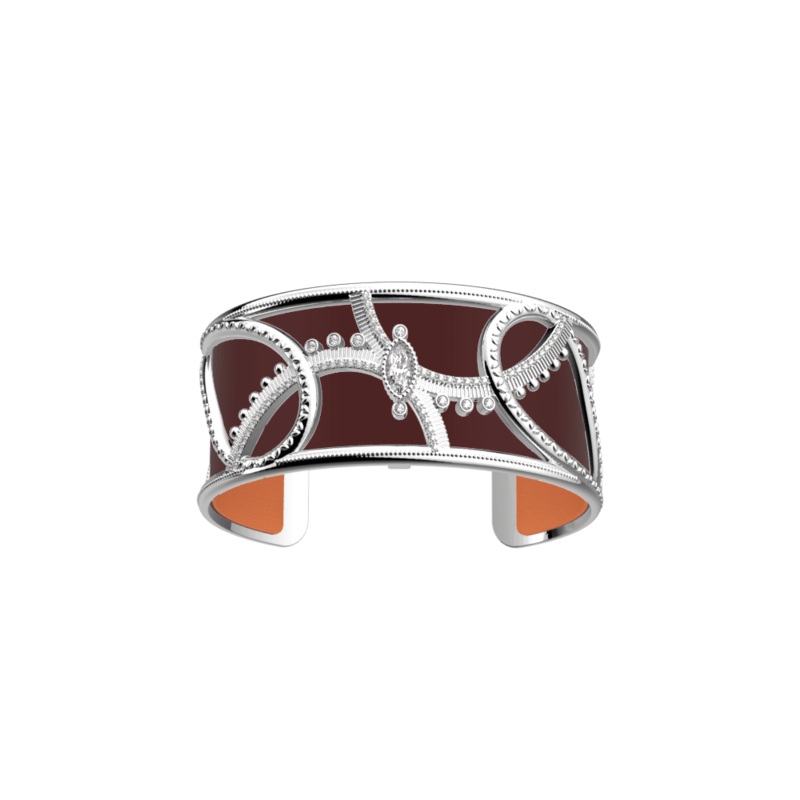 Sultane bracelet, Salmon / Cyclamen reversible insert-lesgeorgettes