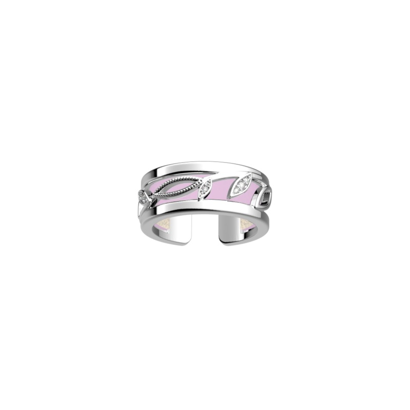 Arbre de Vie ring, Magnolia / Pearl White reversible insert-lesgeorgettes