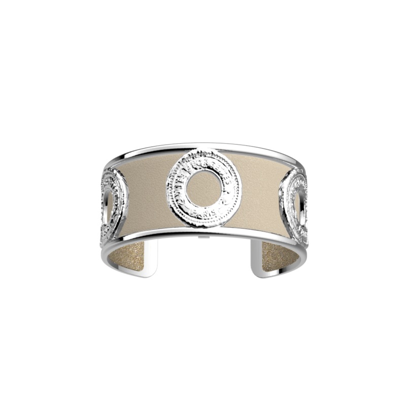 Ppite bracelet, Cream / Gold Glitter reversible insert-lesgeorgettes