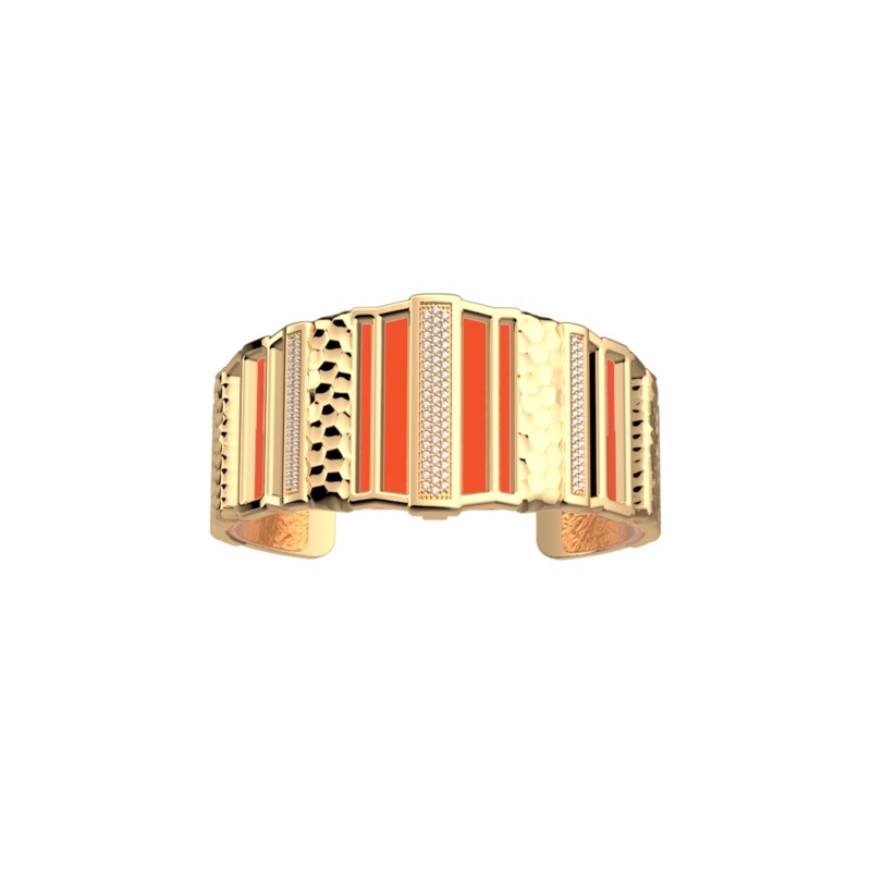 Merveille bracelet, Copper / Mango reversible insert-lesgeorgettes