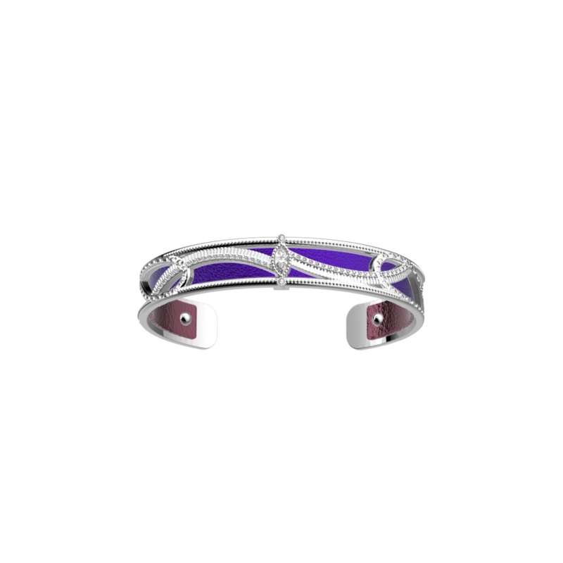 Sultane bracelet, Metallic Mauve / Metallic Amethyst reversible insert-lesgeorgettes