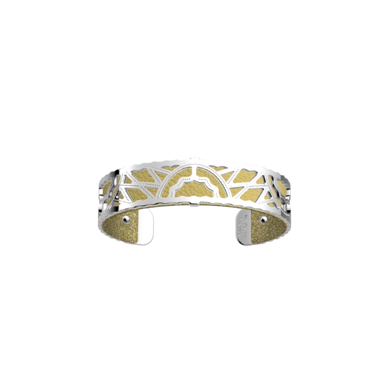 Soleil bracelet, Lemon Yellow / Golden Wheat reversible insert-lesgeorgettes
