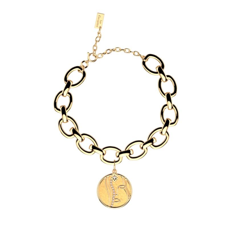 Virgo bracelet, Copper / Mango reversible insert-lesgeorgettes