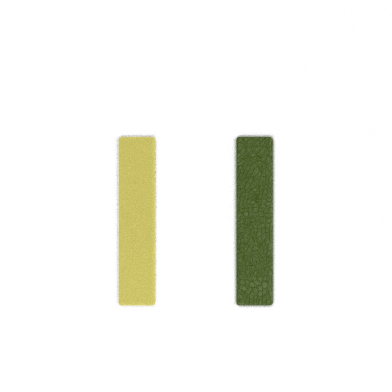 Reversible insert – Rings, Iridescent Anise / Avocado-lesgeorgettes