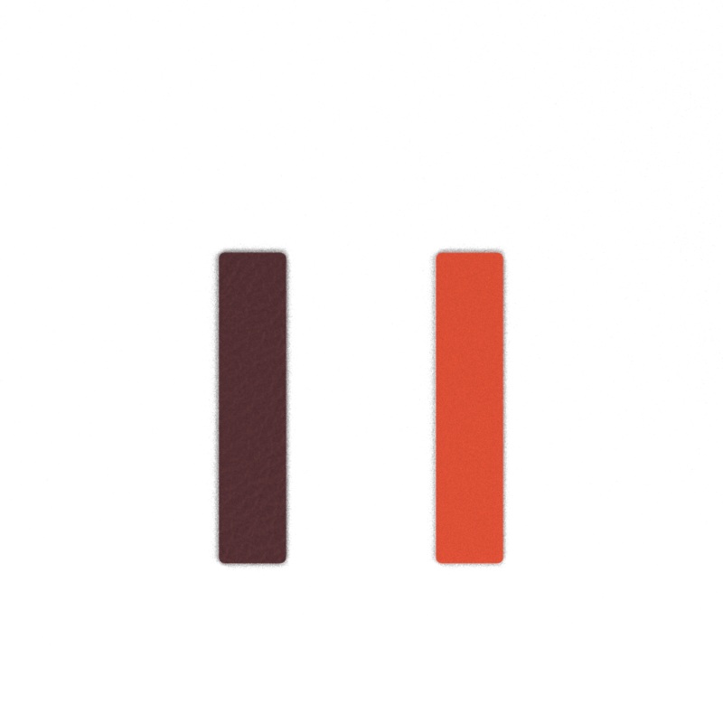 Reversible insert – Rings, Plum / Blood Orange-lesgeorgettes